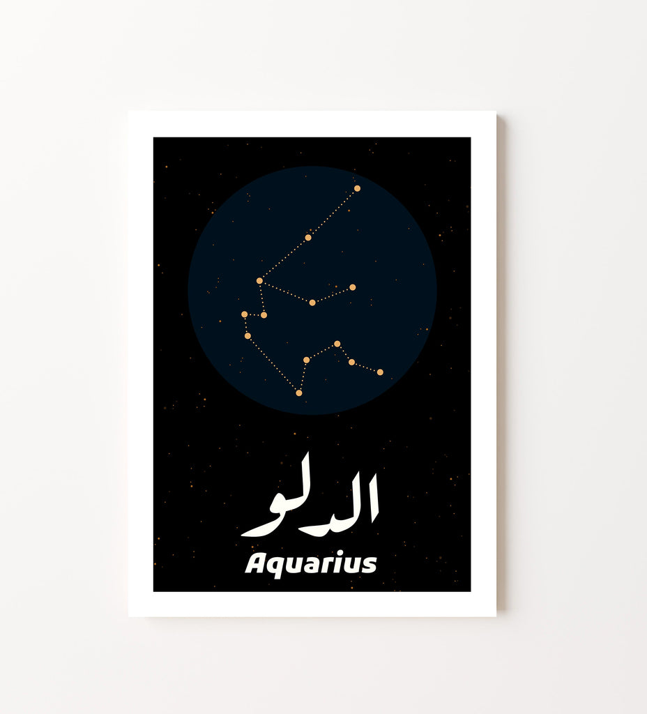 Aquarius - Premium Matte Paper Poster - Shaden & Daysam