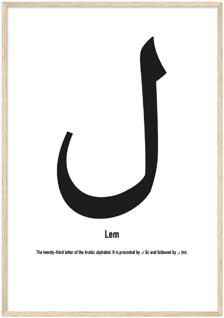Lem - Framed Poster - Shaden & Daysam
